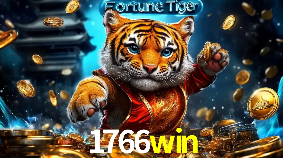 Imagem promocional do jogo de slot Fortune Tiger, com um tigre majestoso em traje tradicional cercado por uma fortuna em moedas de ouro, disponível agora no cassino 1766win.